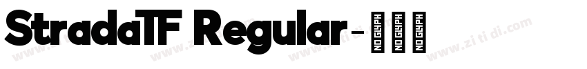 StradaTF Regular字体转换